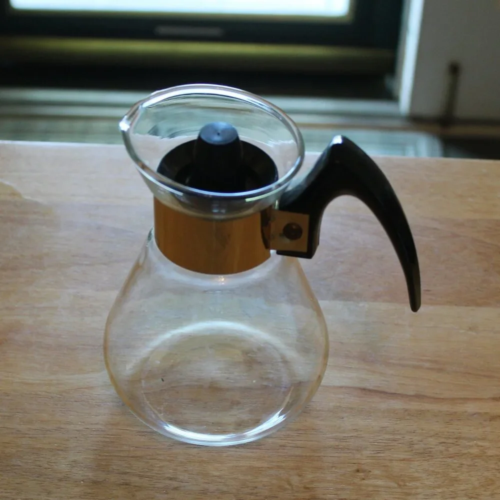 Corning Small Carafe Gold Banded